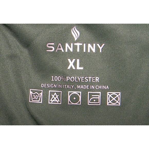 Santiny Sleeveless Polo Shirt Tank Green UPF 50+ Lightweight Golf Tennis Top - Picture 9 of 9